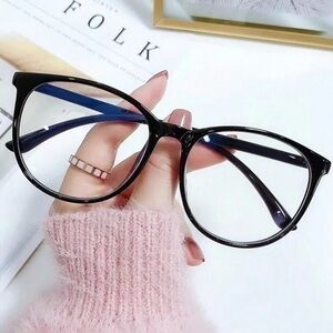 Anti-Blue Light, Anti-Visual Fatigue, Transparent Lens Clear Eyeglasses Frame